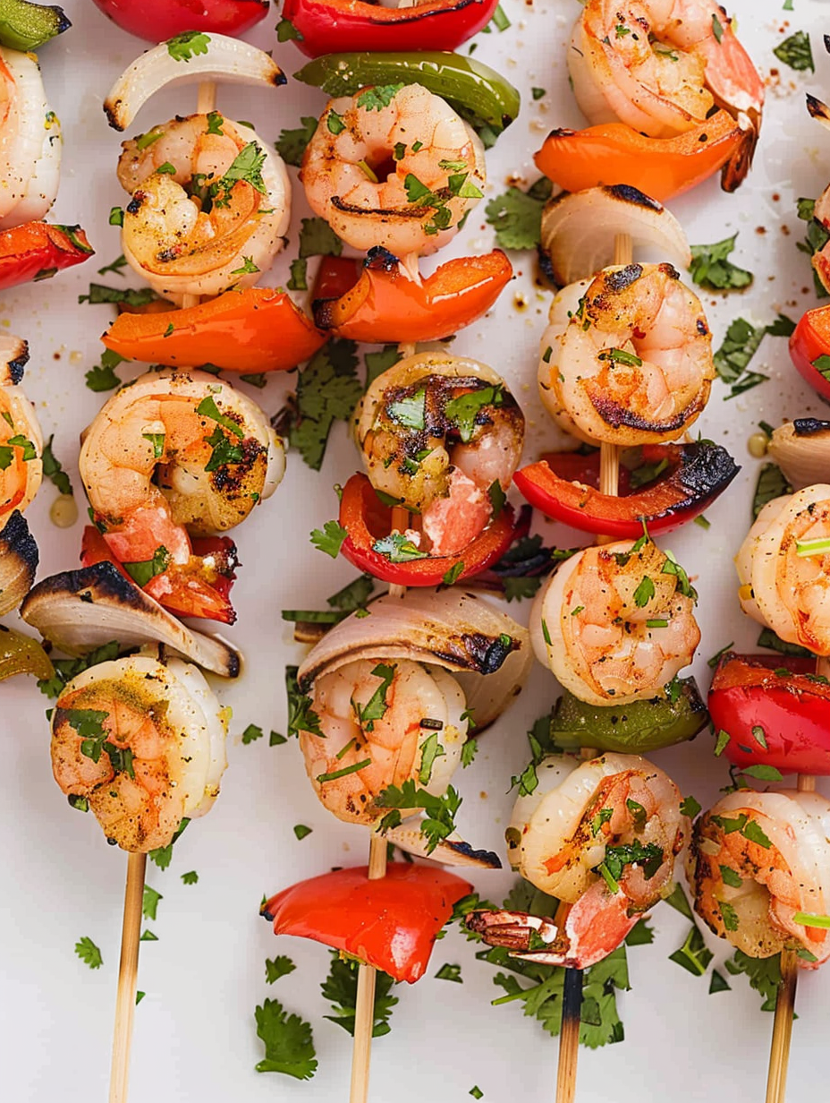 Brochetas de Camarón (Mexican Shrimp Skewers)