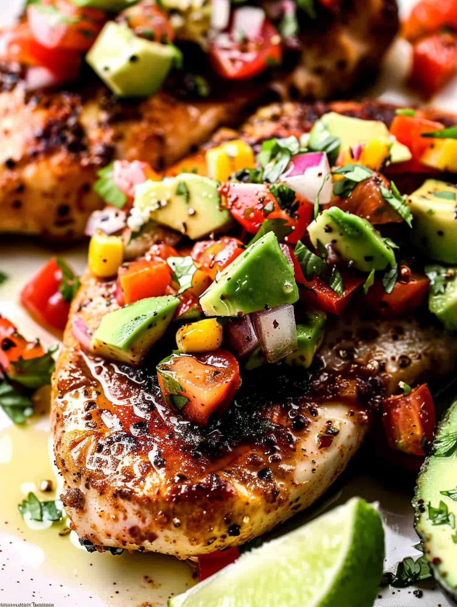 Avocado Salsa close up