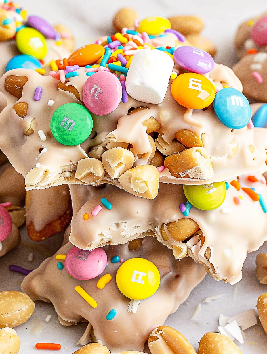 Mixing ingredients for crockpot candy