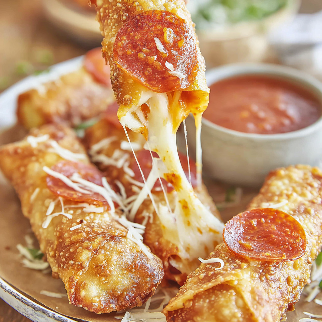 Disney Pepperoni Spring Rolls