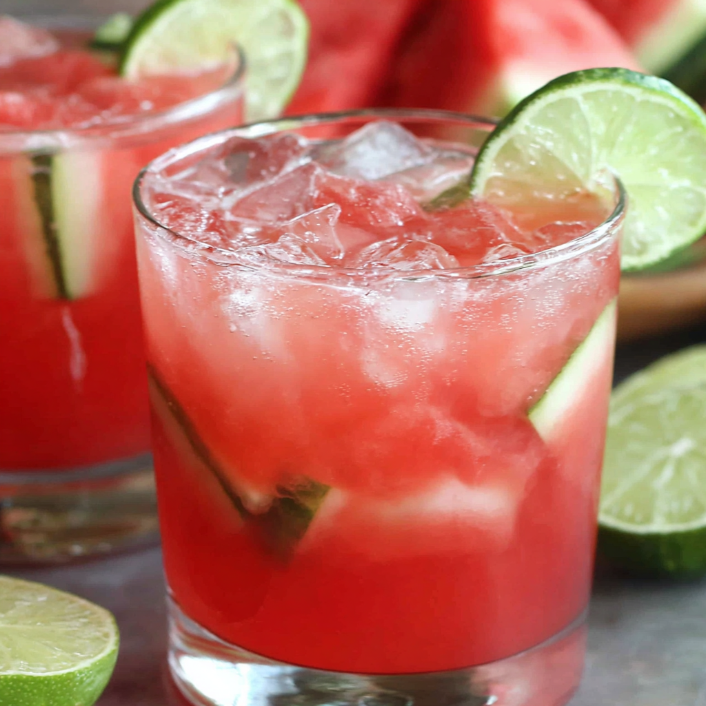 Watermelon Elderflower Cocktail