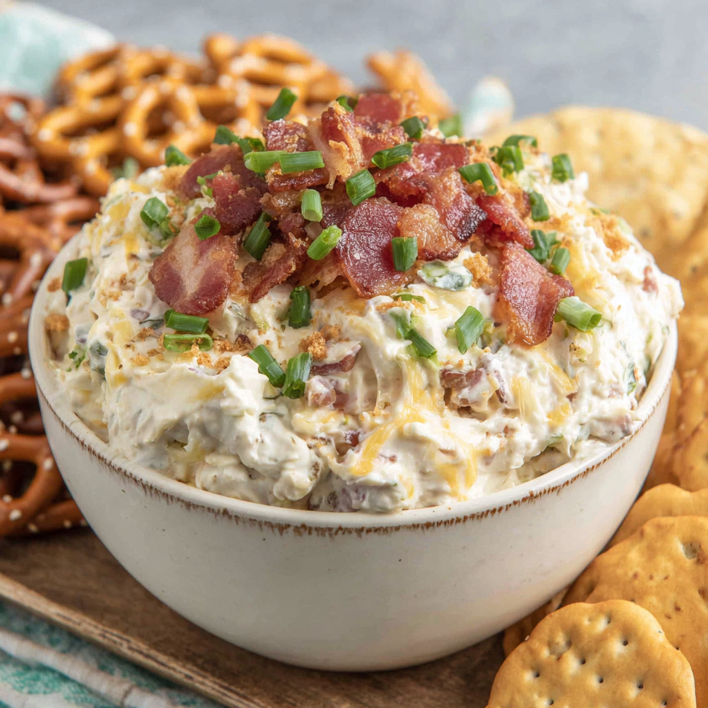 Creamy Ranch Pretzel Dip