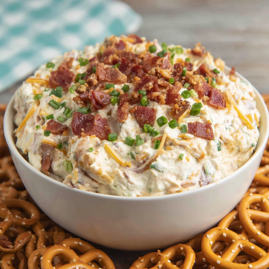 Pretzel Dip ingredients and bowl