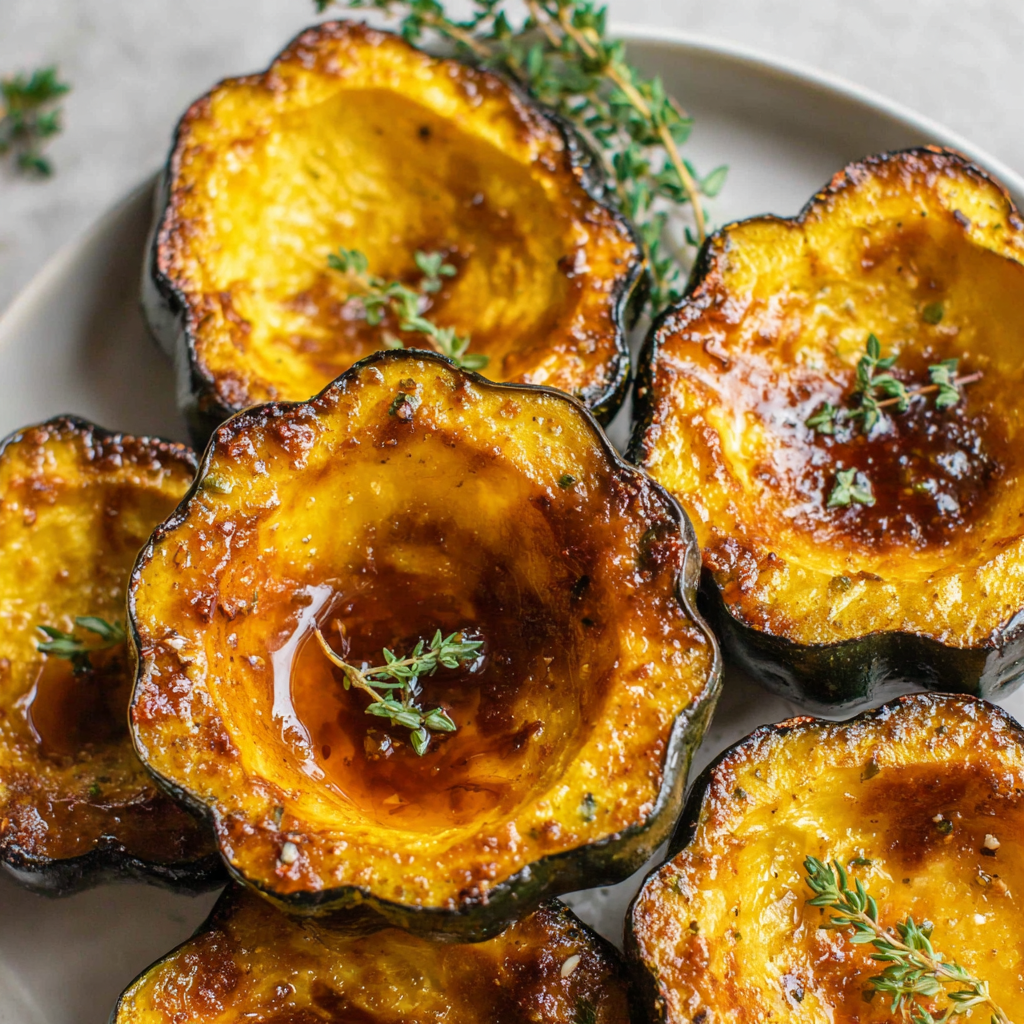 Air Fryer Acorn Squash with Brown Sugar and Cinnamon