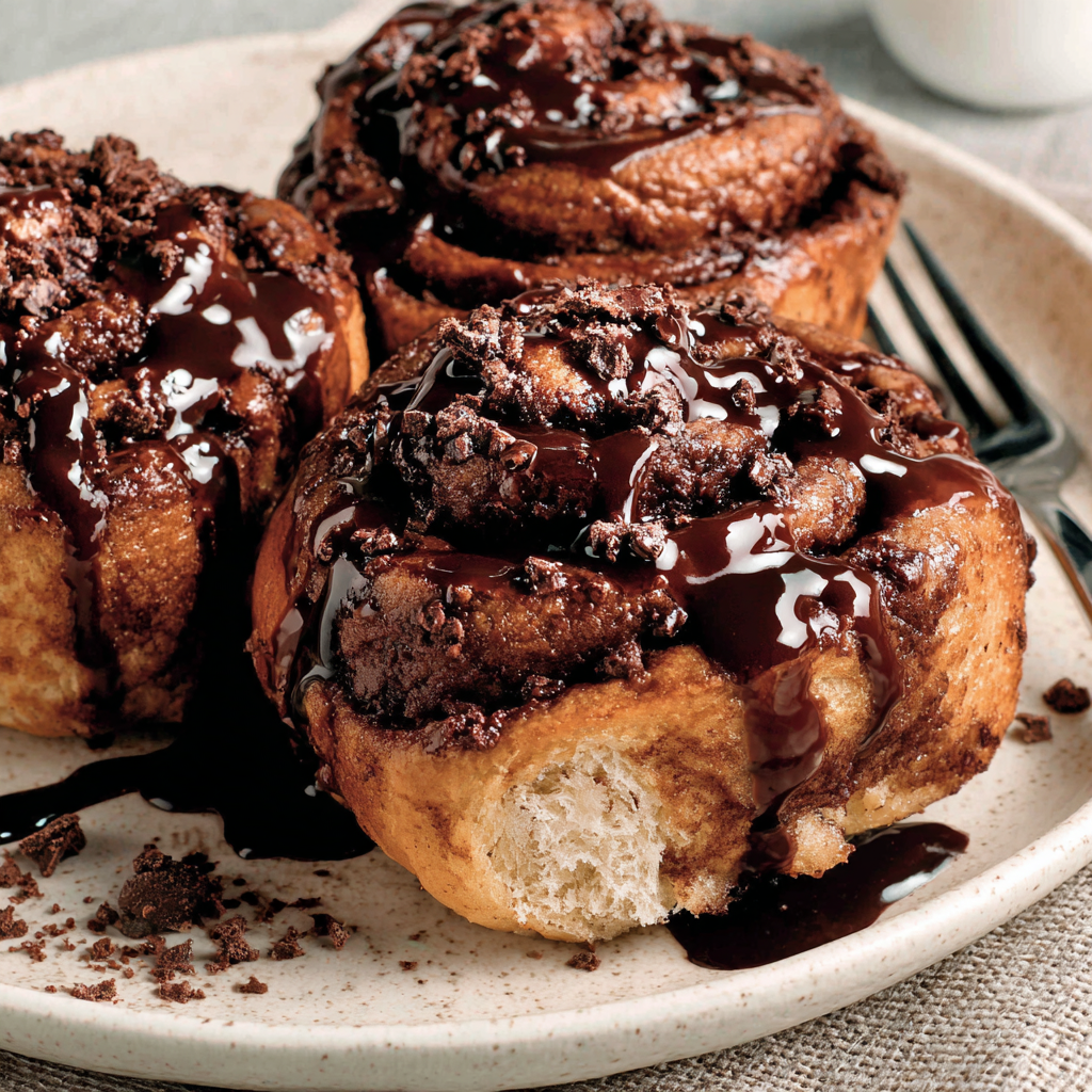 Vegan Chocolate Cinnamon Rolls