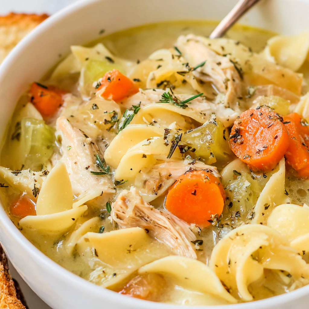 Creamy Chicken Noodle Soup