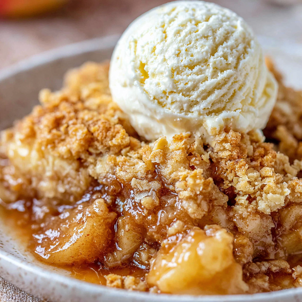 Easy Homemade Apple Crumble