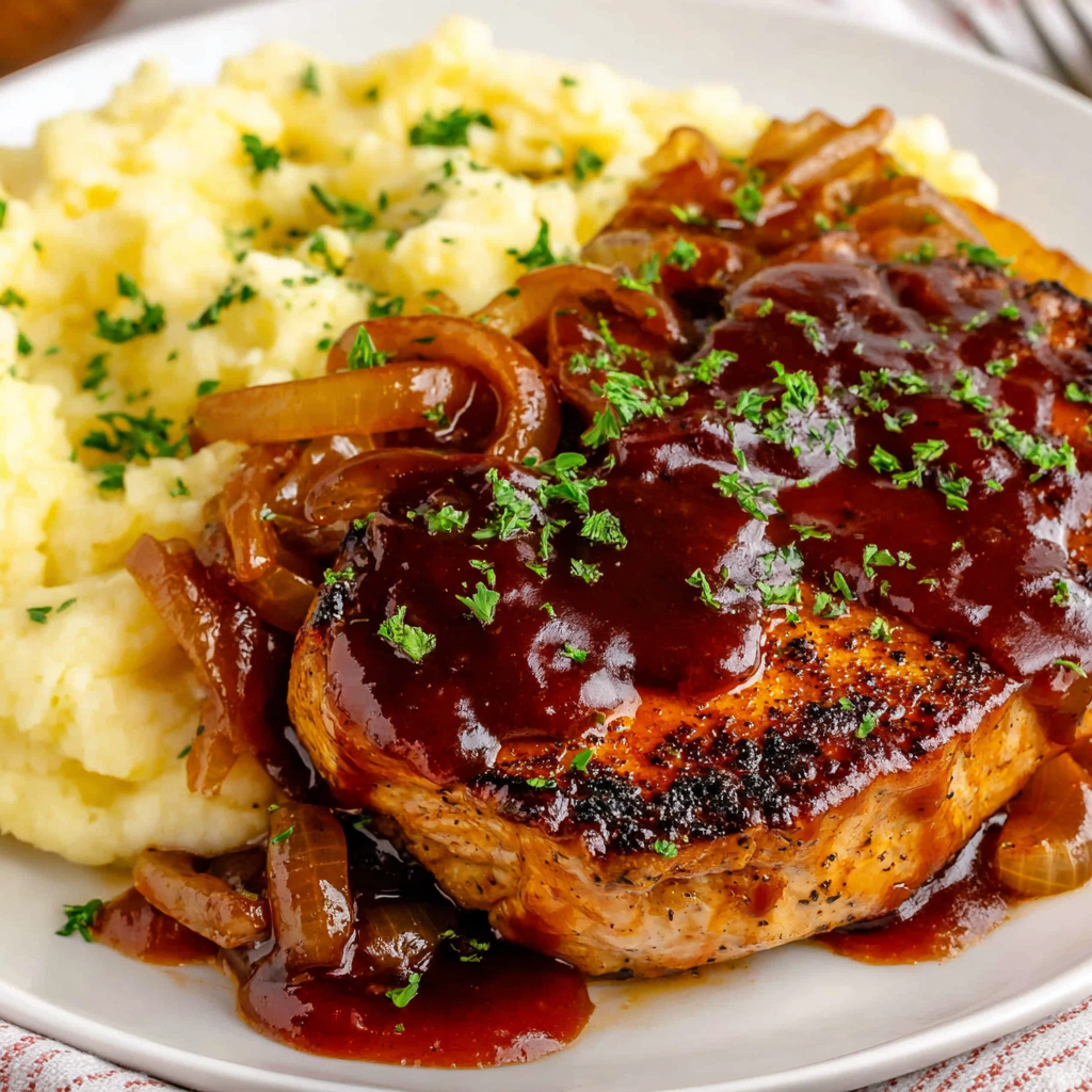 Apple Butter Pork Chops