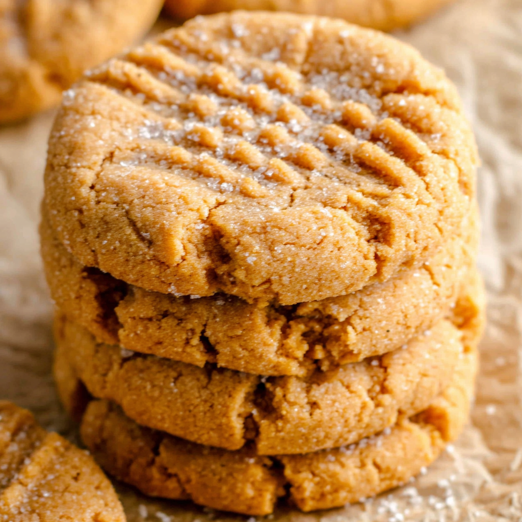 Soft Peanut Butter Cookies