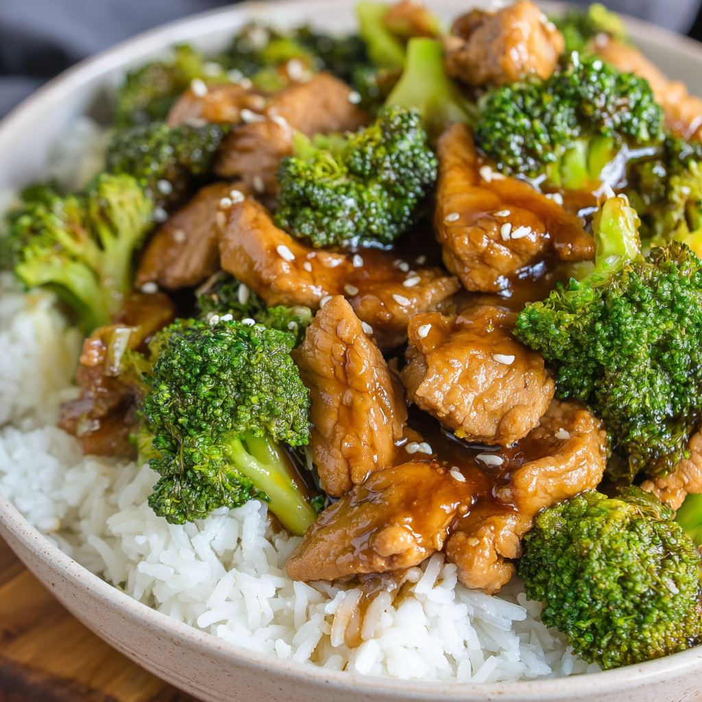 Teriyaki Pork Stir Fry with Broccoli
