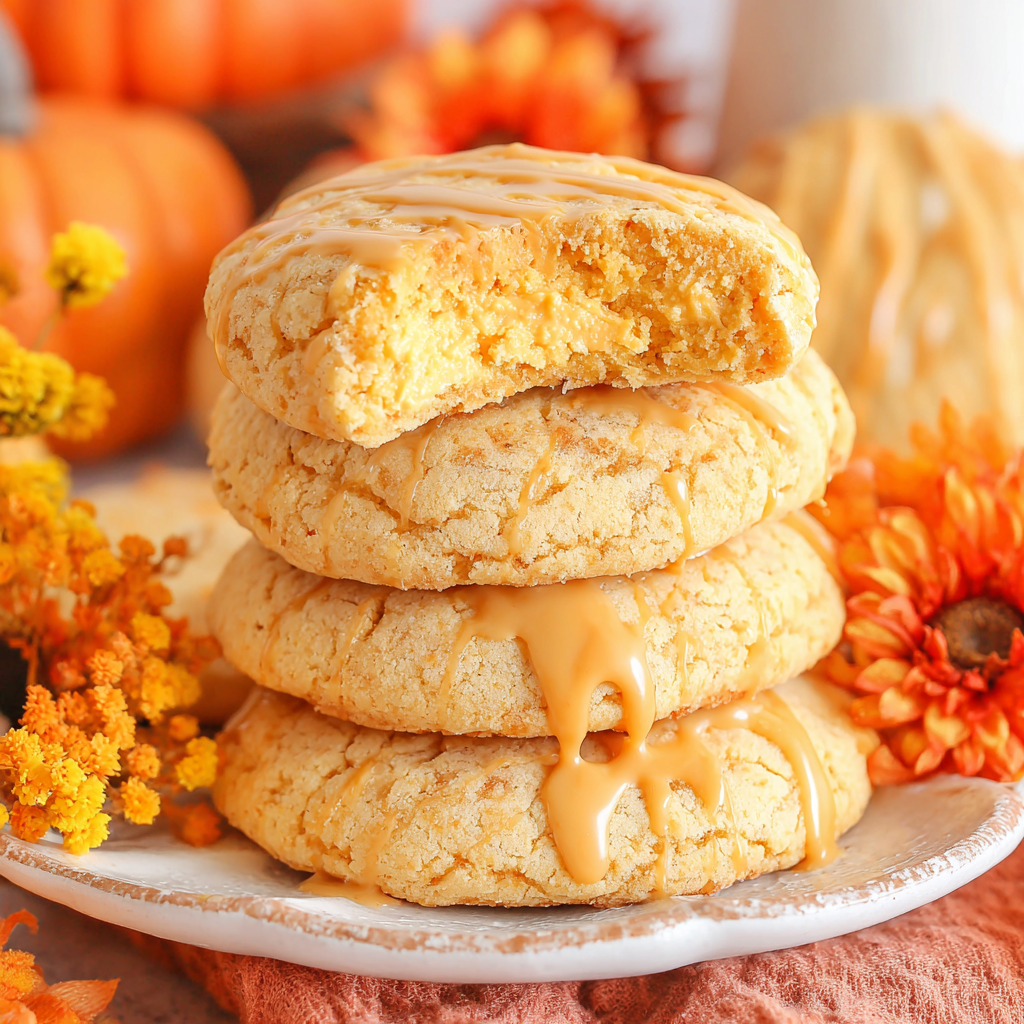 Pumpkin Cheesecake Cookies