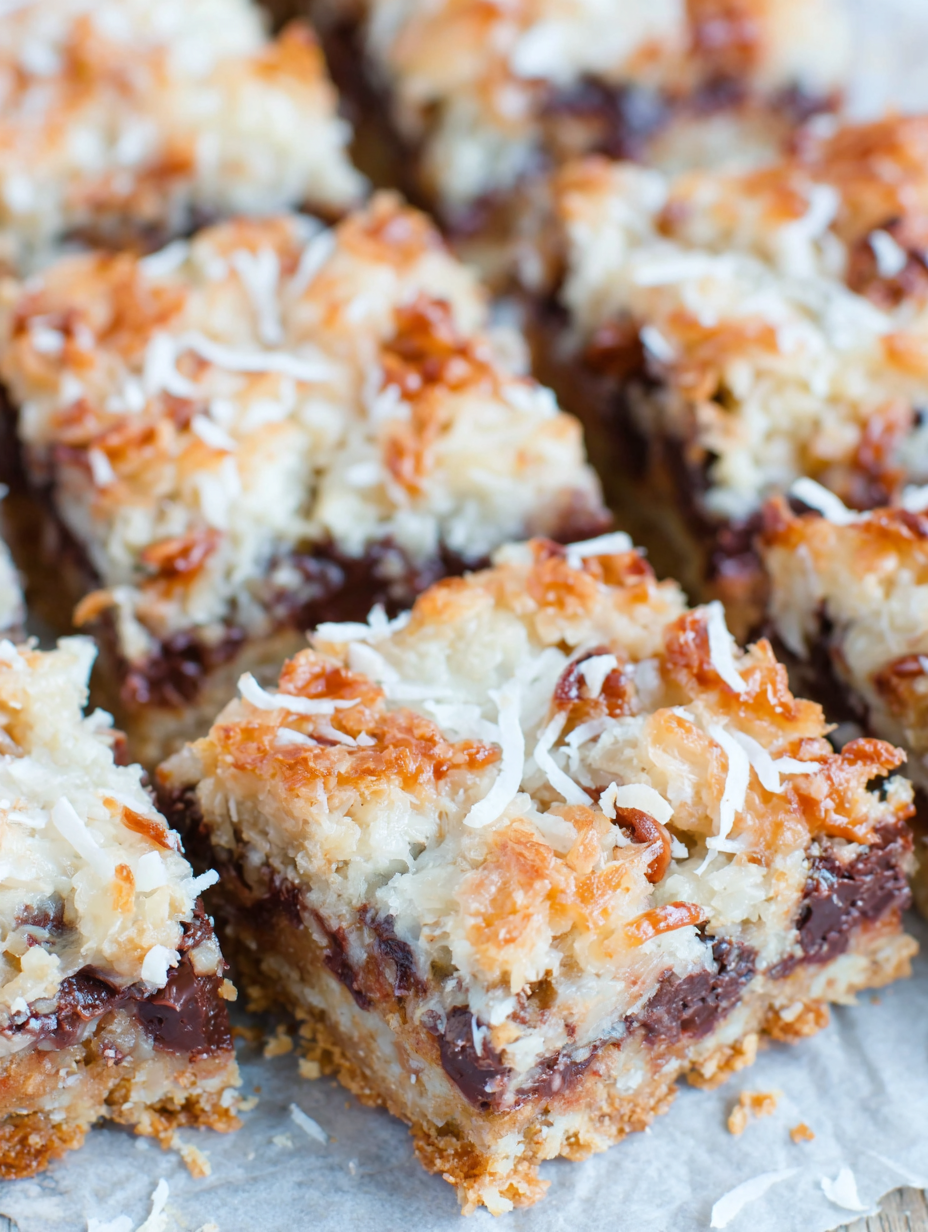 7-layer bars fresh from the oven