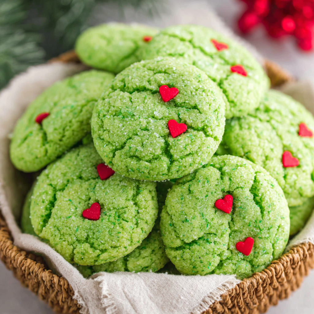 Grinch Sugar Cookies