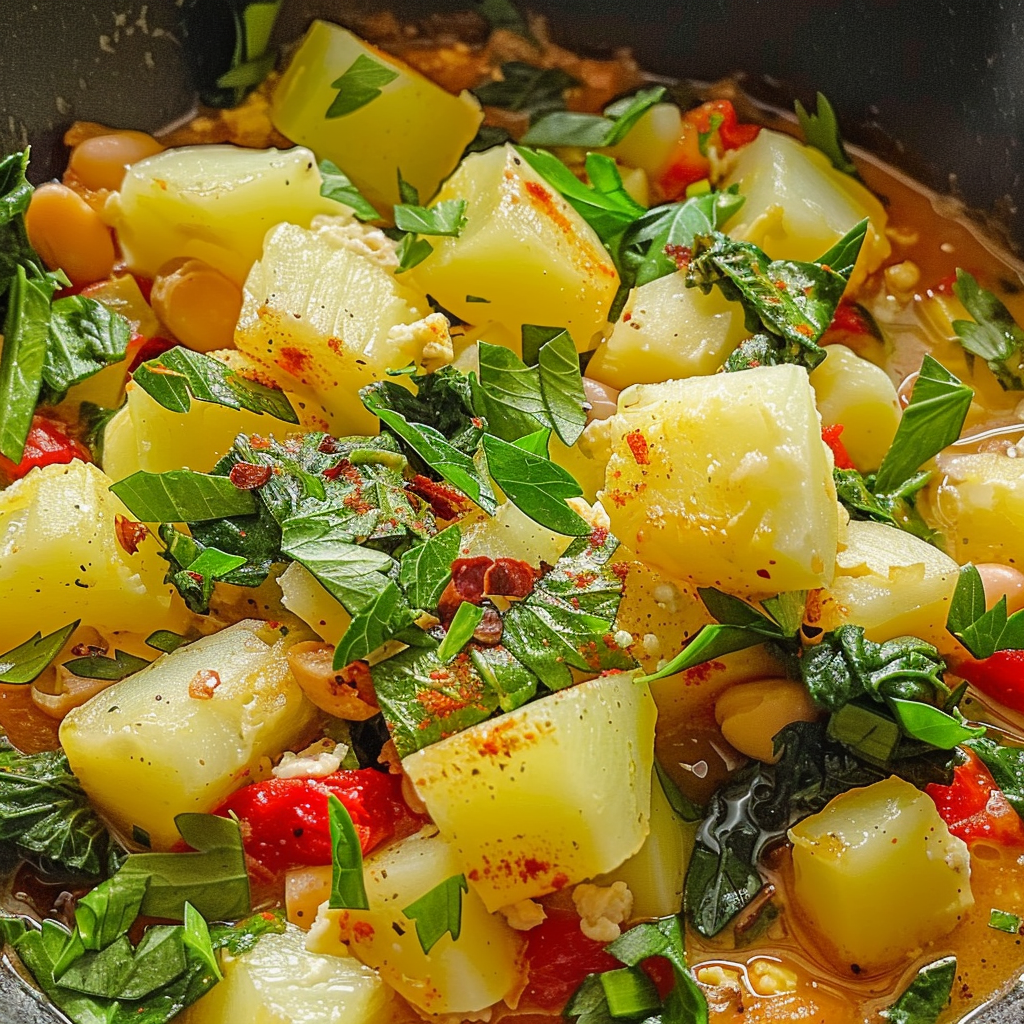 Blitva (Croatian Potatoes and Swiss Chard)