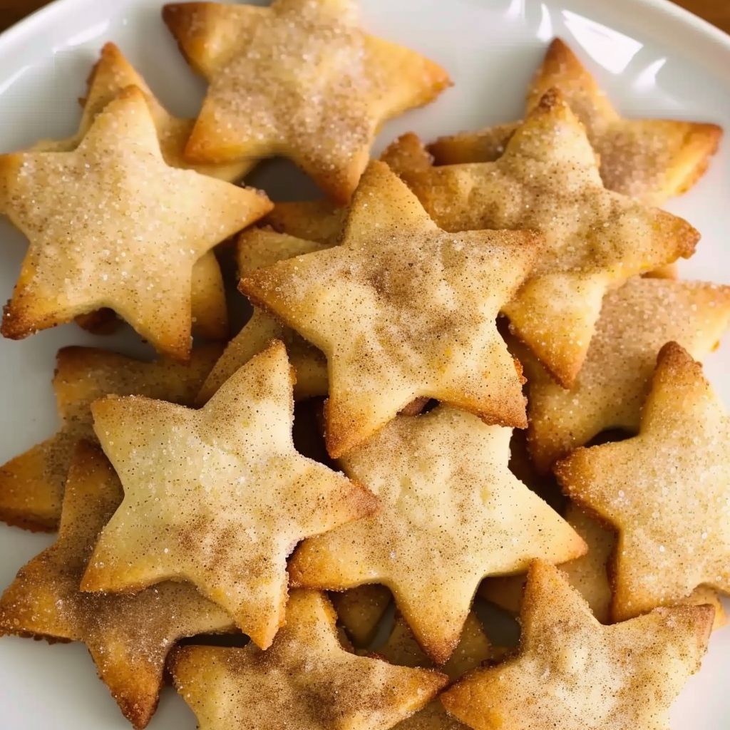Sour cream cookies on a tray