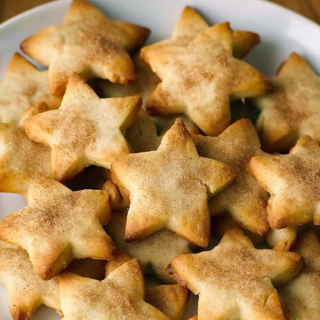 Close-up of cinnamon sugar coating