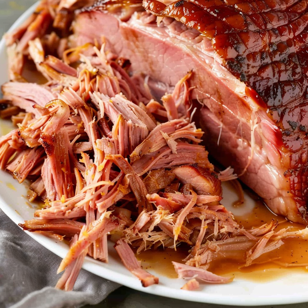 Velvety Pulled Ham