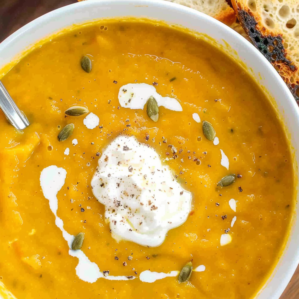 Panera Bread Style Butternut Squash Soup