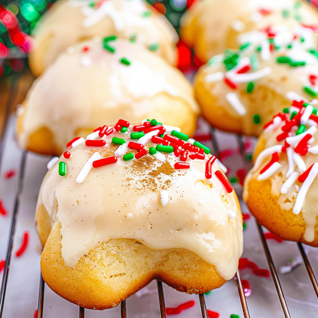 Eggnog Teacakes