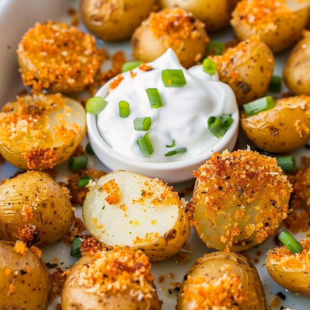 Crispy Parmesan Potatoes
