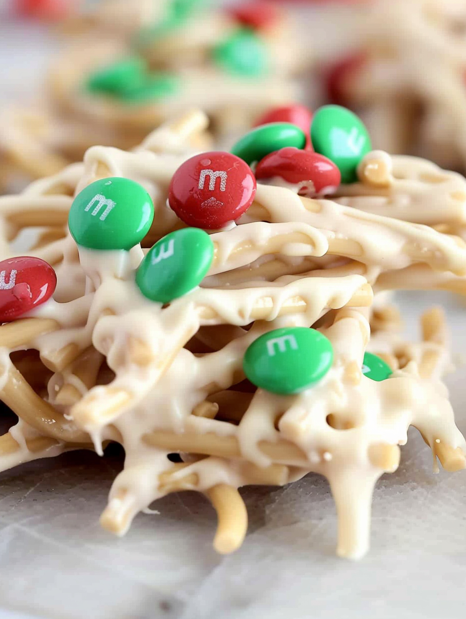 Close-up of a haystack showing texture and candy