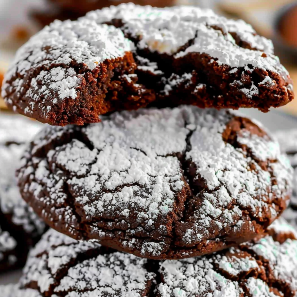 Chocolate Crinkle Cookies