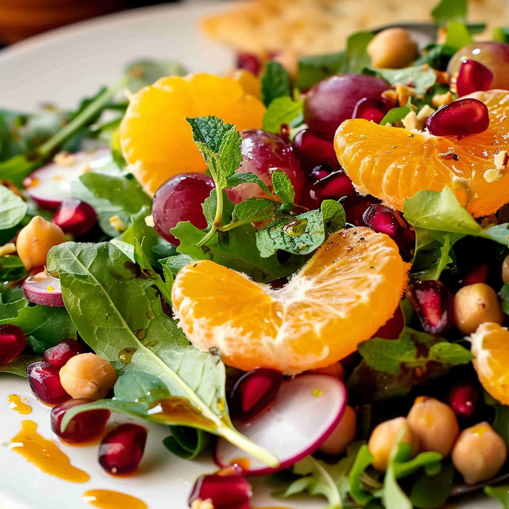 Fall Salad with Pumpkin Maple Vinaigrette
