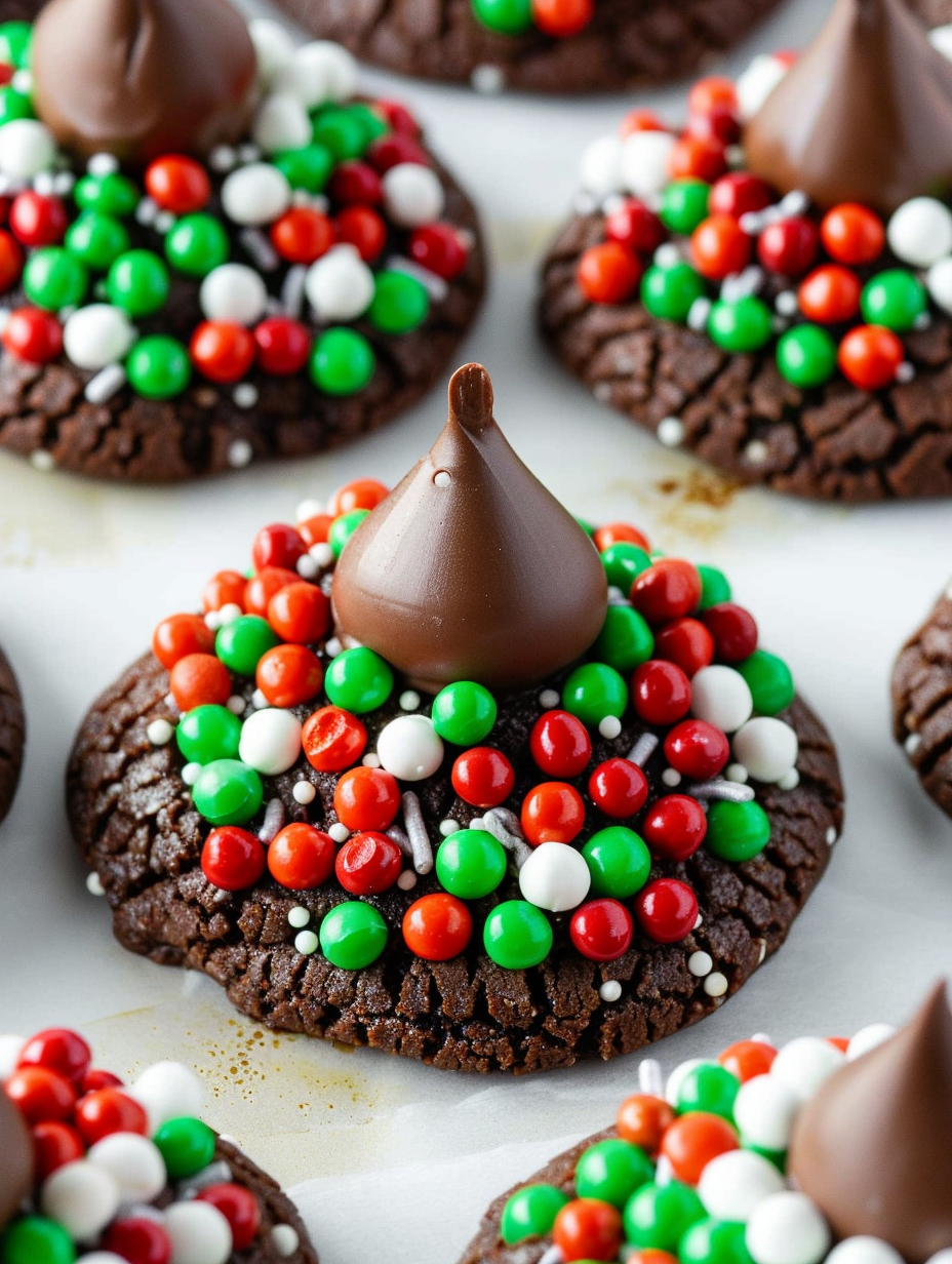 Chocolate Kiss Cookies