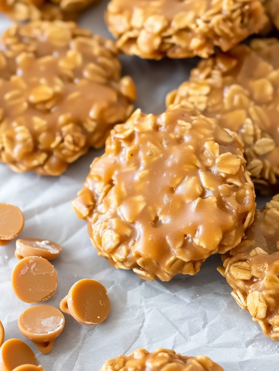 No Bake Butterscotch Cookies