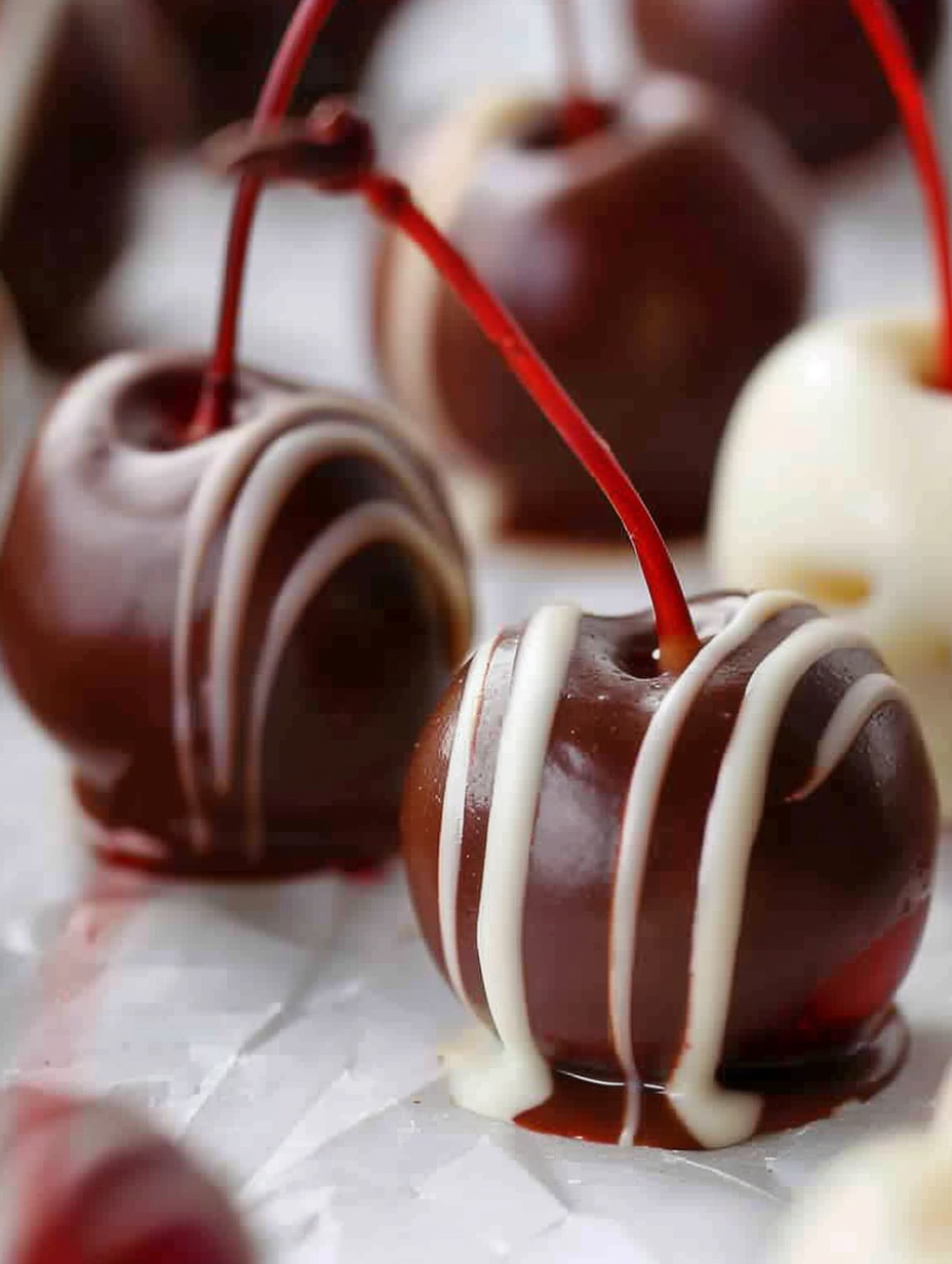 Grand Marnier Chocolate Cherries