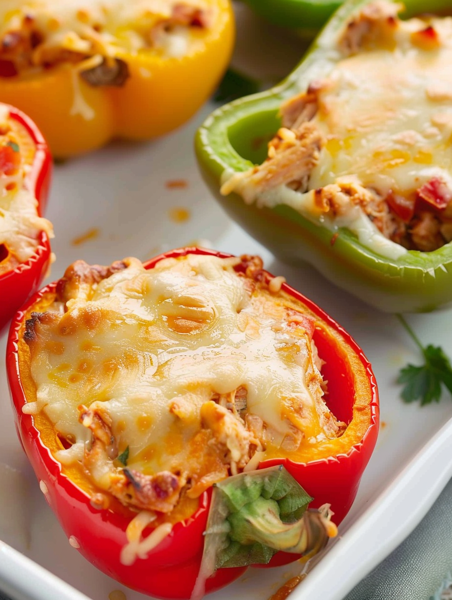 Chicken Stuffed Bell Peppers