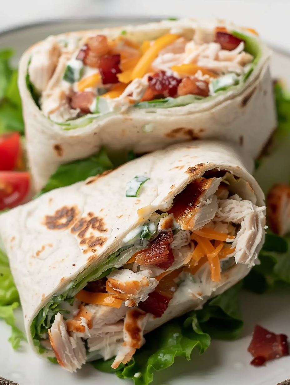 Chicken Bacon Ranch Wraps