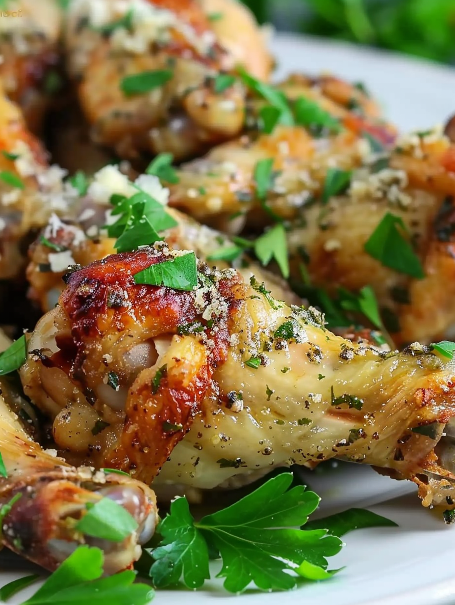 Instant Pot Garlic Parmesan Chicken Wings