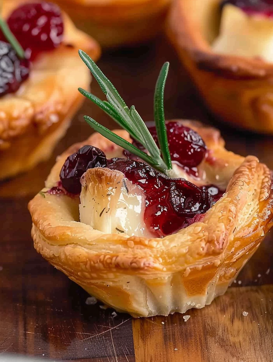 Cranberry Brie Bites