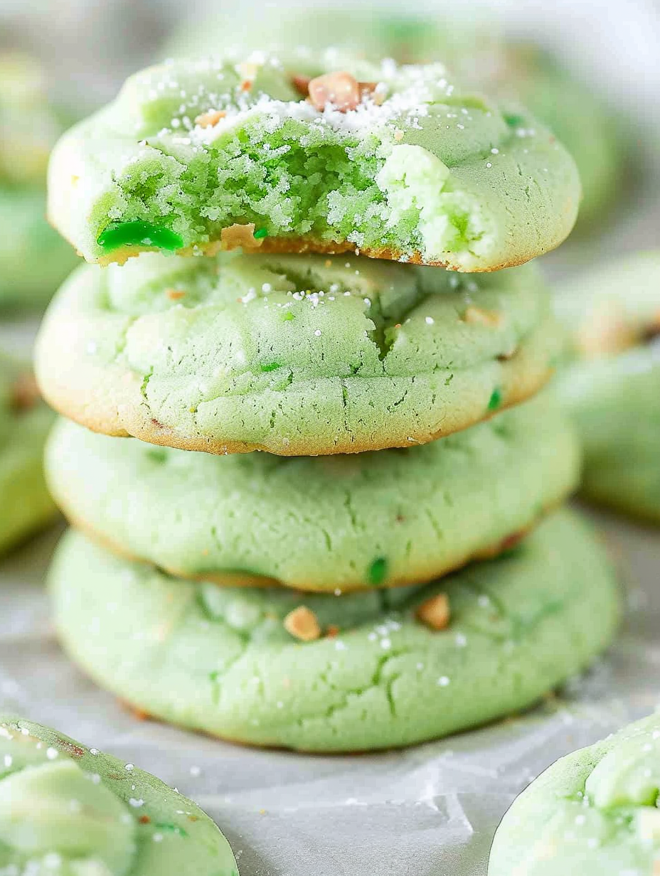 Pistachio Pudding Cookies