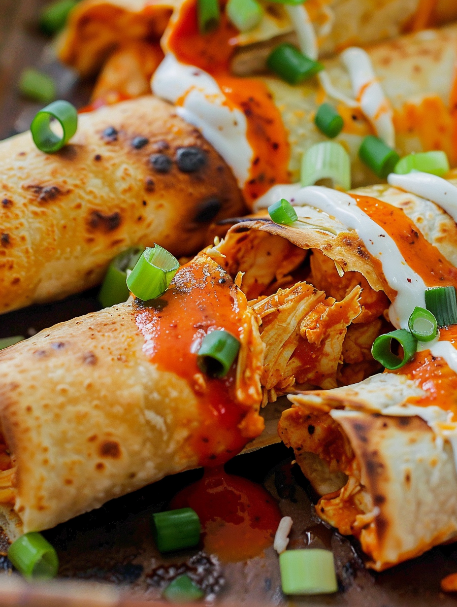 Buffalo Chicken Taquitos