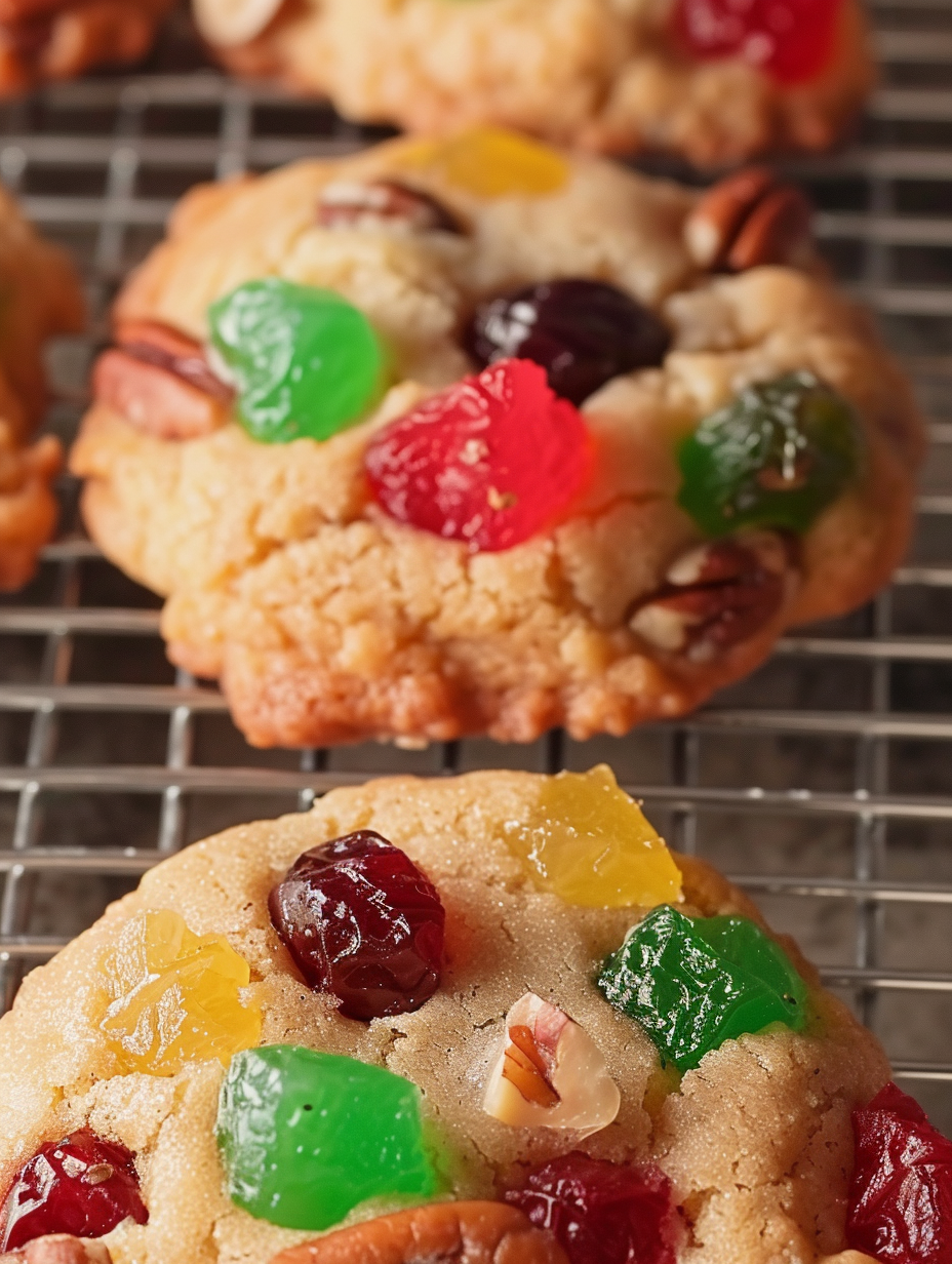 Easy Christmas Fruitcake Cookies