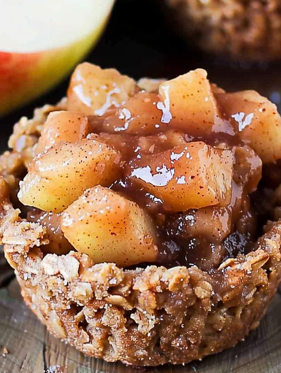 Apple Crisp Cookie Cups