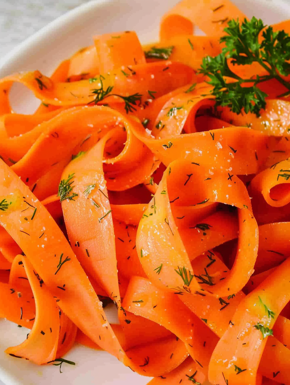 Fresh Carrot Ribbon Salad