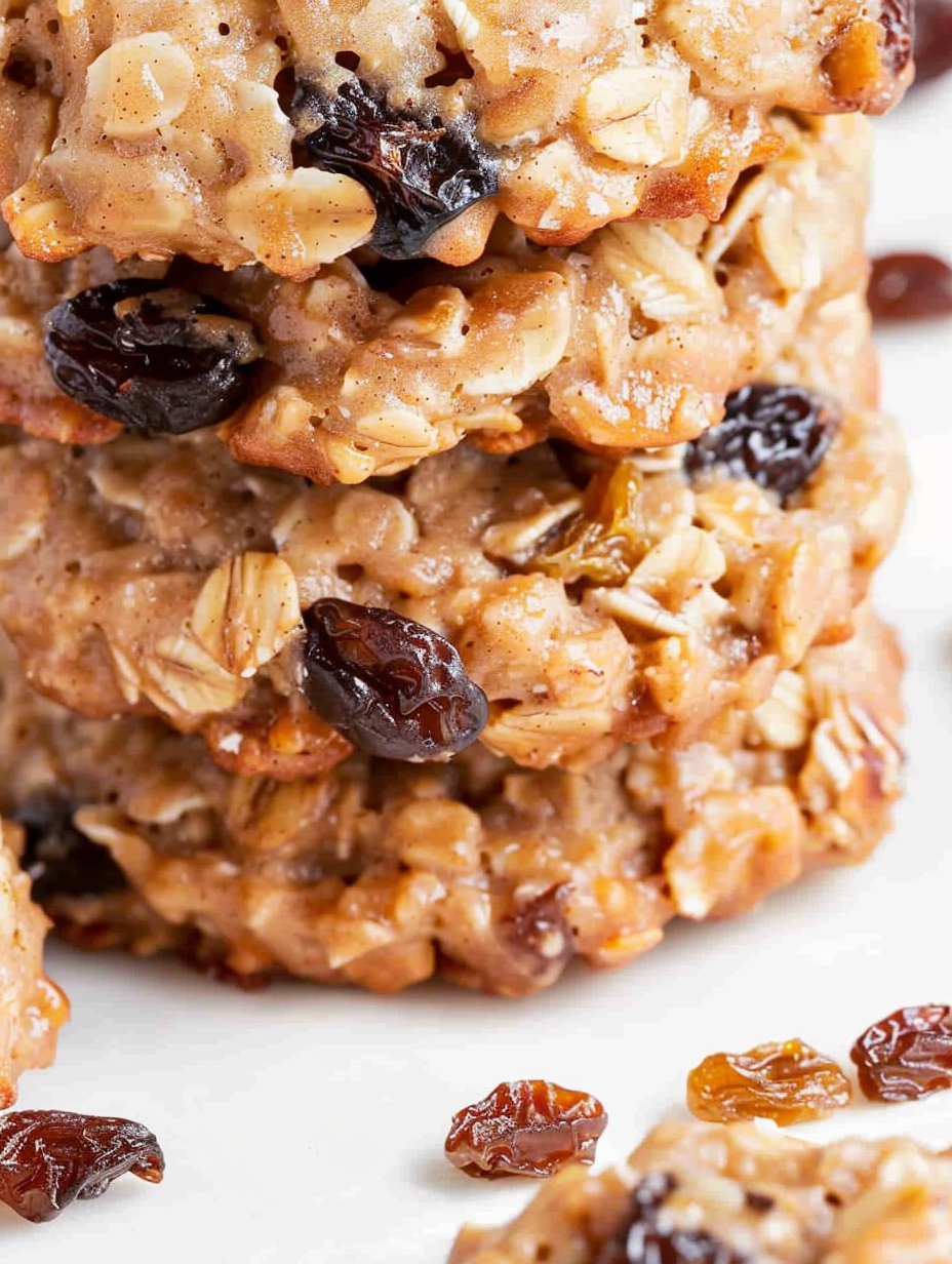 Easy Oatmeal Raisin Cookies