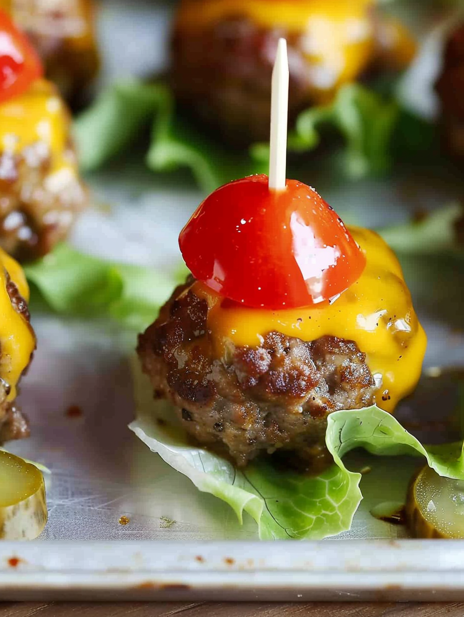 Cheeseburger Meatballs