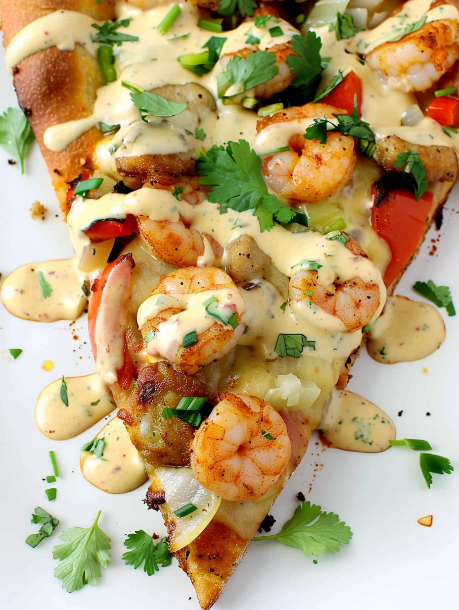 Shrimp Po' Boy Pizza