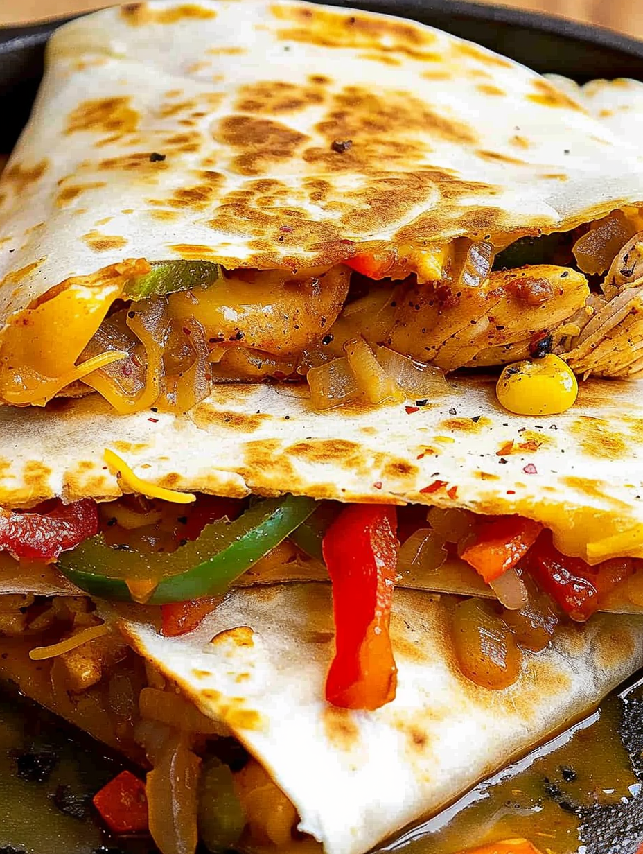 Skillet chicken fajita mixture