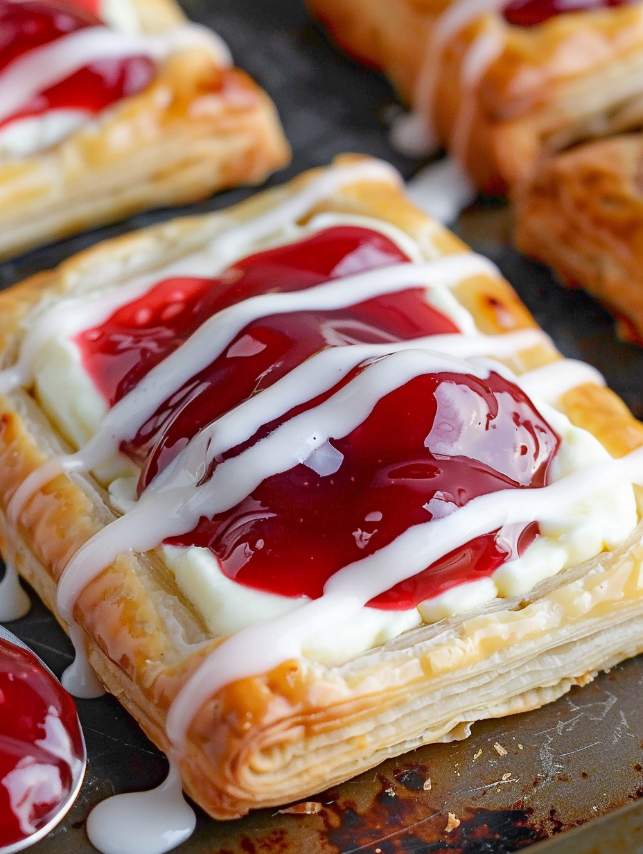 Quick Cherry Danish with Cream Cheese