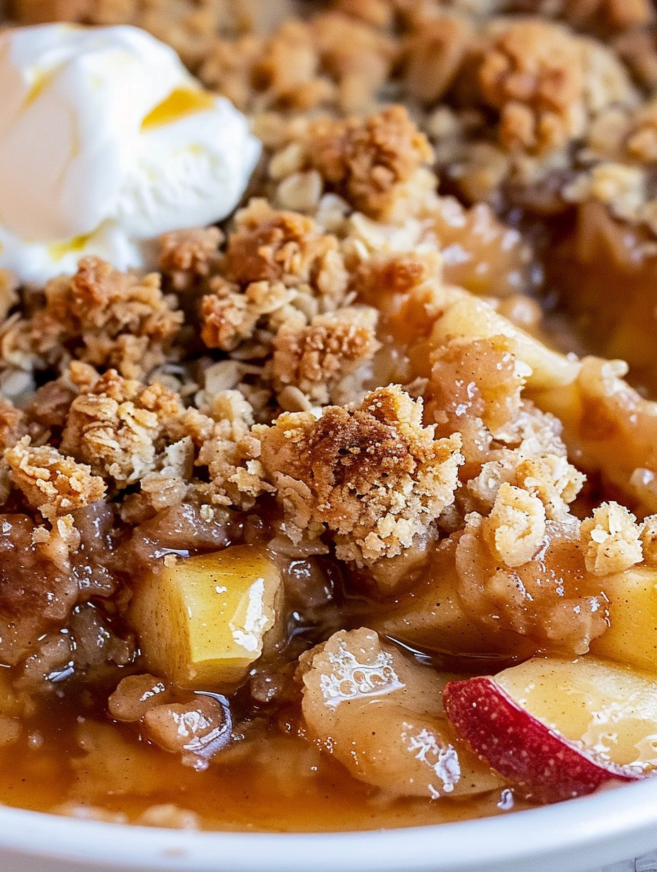 Easy Homemade Apple Crumble