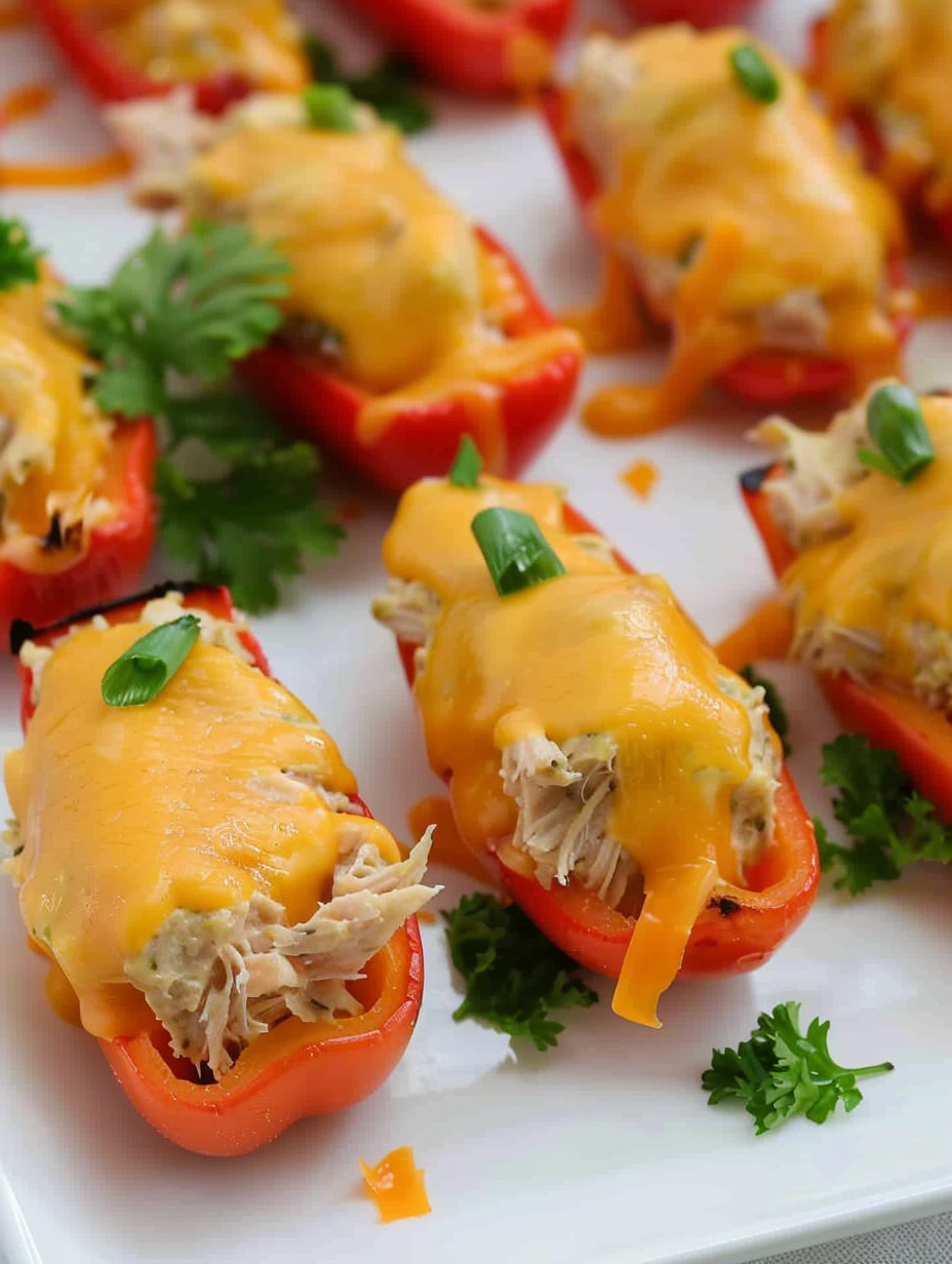 Keto Tuna Melt Poppers