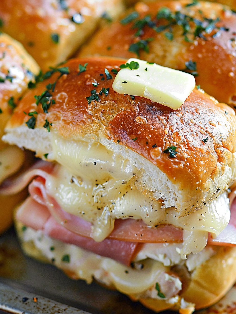Chicken Cordon Bleu Sliders