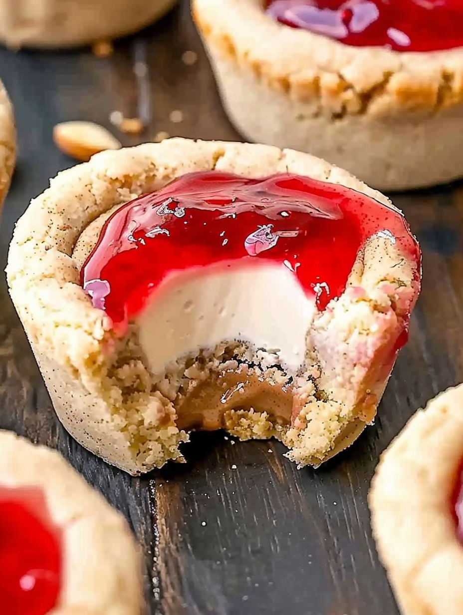 Peanut Butter & Jelly Cookie Cups