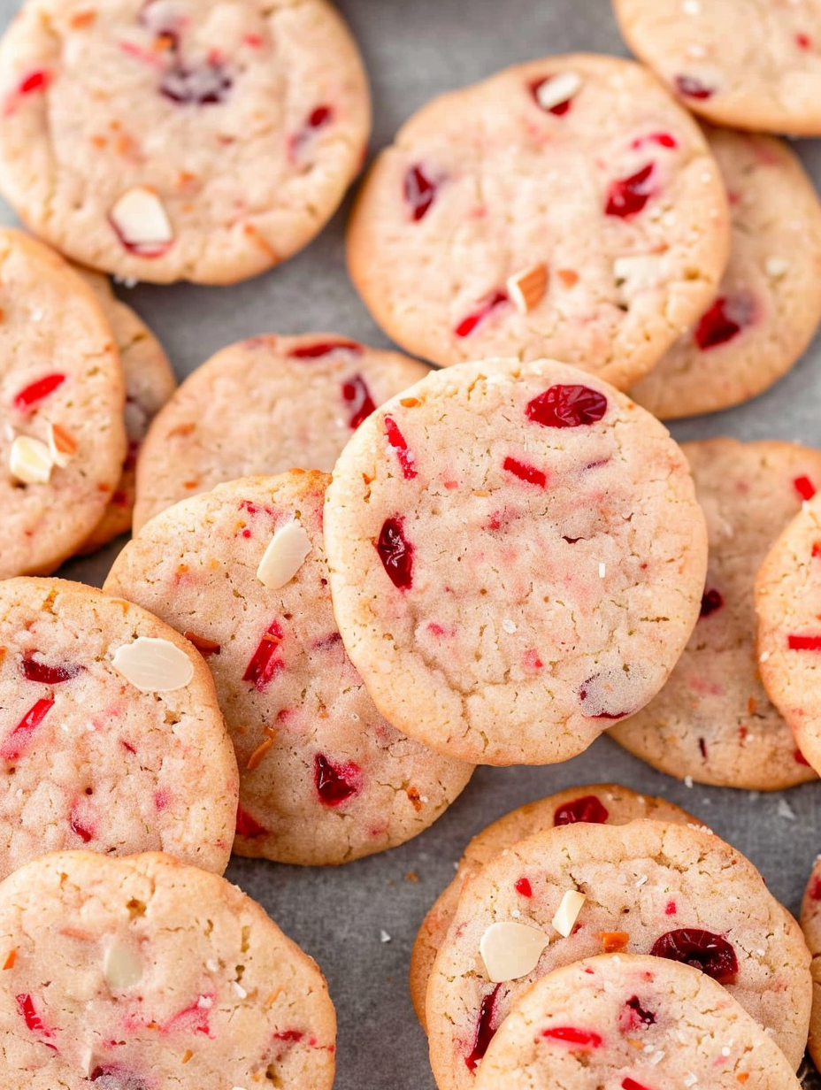 Cherry Icebox Cookies
