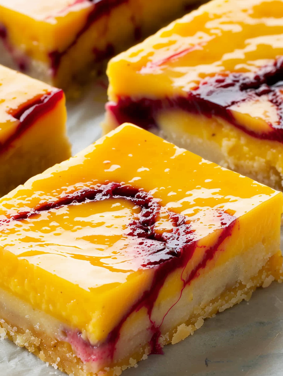 Second image: mango curd in bowl